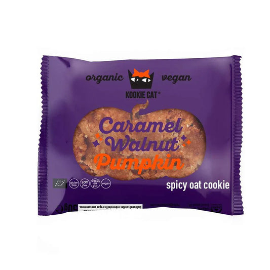 BIO Cookie mit Kürbis und karamellisierter Walnuss 50g