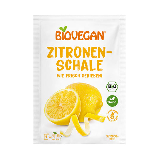 Bio Zitronenschale gerieben 9g