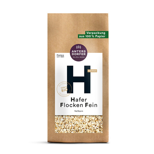 Bio Hafer Flocken Fein (Vollkorn) 500g