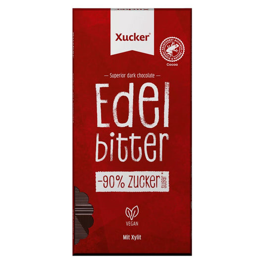 Edelbitter Xylit - Schokolade 75% 80g - SUVENSO