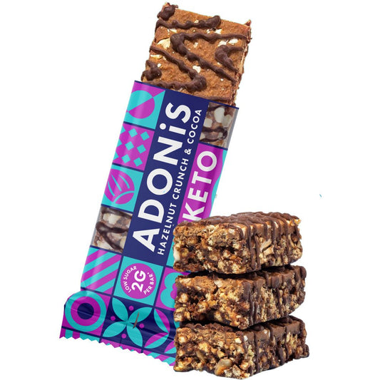 Schoko & Hazelnut Crunch Keto Protein Bar 45g - SUVENSO